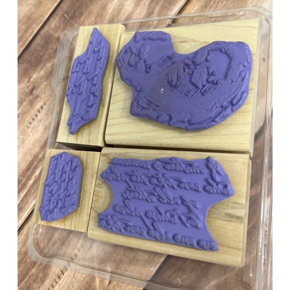 STAMPIN' UP! MOTHER & CHILD Wood Rubber Stamp SET MOTHER TERESA ABE LINCOLN - Picture 5 of 5